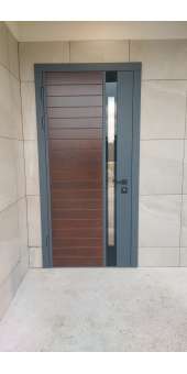 НАШІ РОБОТИ Вхідні двері металеві в квартиру з МДФ накладками